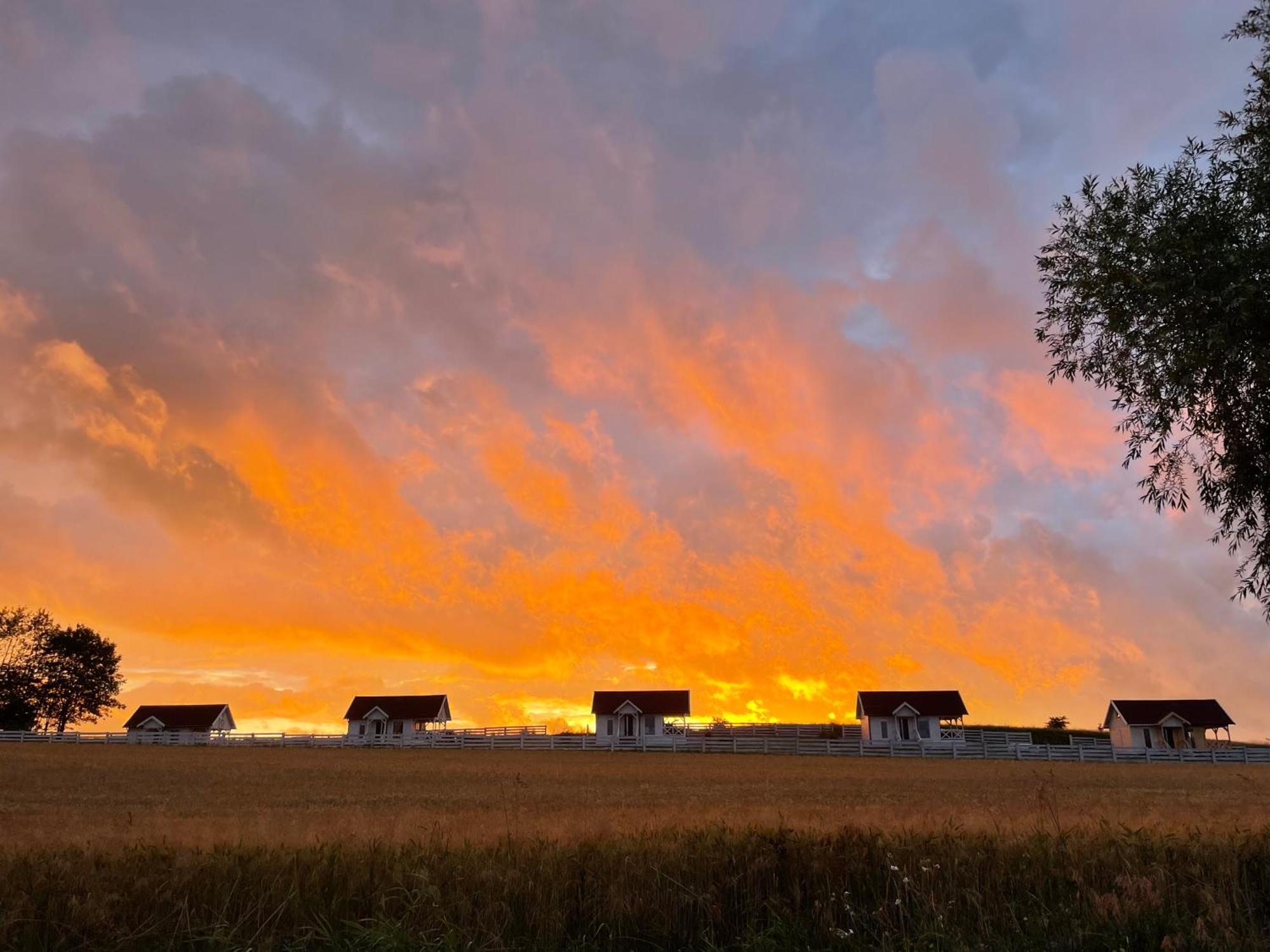 Gizycko-Przerwanki Domki Widok Na Mazury Exterior foto